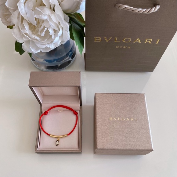 BVLGARI  serpentine red string bracelet - Picture 5 of 7